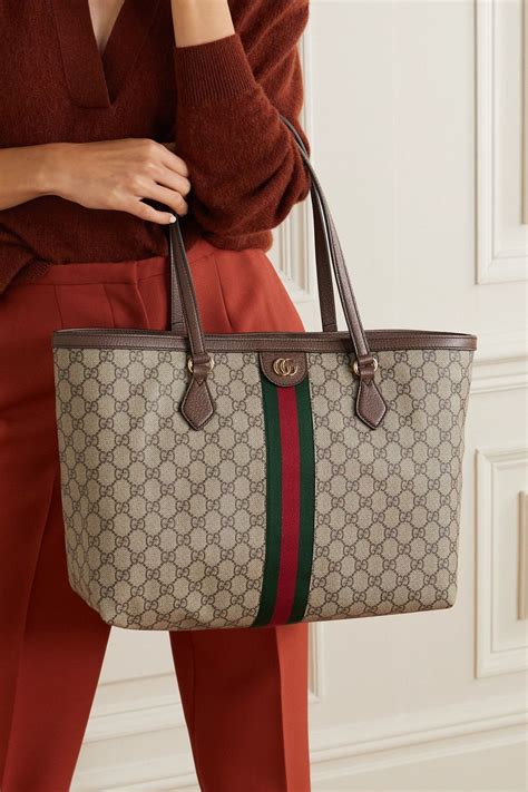 gucci blue tote bag|gucci canvas tote bag free.